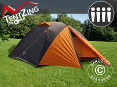 Namiot Kempingowy TentZing Xplorer, 4-osobowy, Pomaranczowy/Ciemny szary