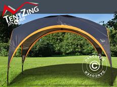 Namiot Kempingowy TentZing 3,5x3,5m, Pomarańczowy/Ciemny szary